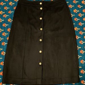 Brand new loft suede skirt